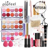 Beginner Makeup Set Basic Eyeshadow Lipstick Foundation Lip