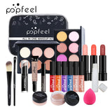 Beginner Makeup Set Basic Eyeshadow Lipstick Foundation Lip