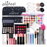Beginner Makeup Set Basic Eyeshadow Lipstick Foundation Lip