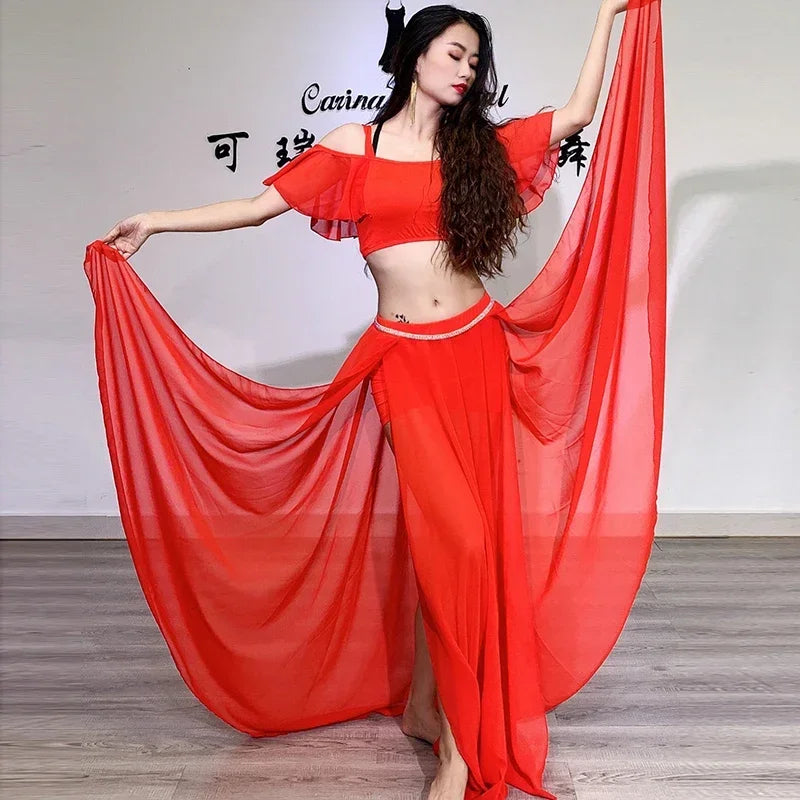 Belly Dance Clothing Dancer Women's Set Oriental Adult
