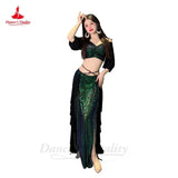 Belly Dance Costume Set for Women Short Sleeves