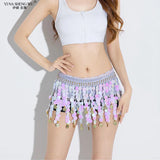 Belly Dance Sequined Waist Chain Copper Coin Waist