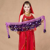 Belly Dance Sequined Waist Chain Copper Coin Waist