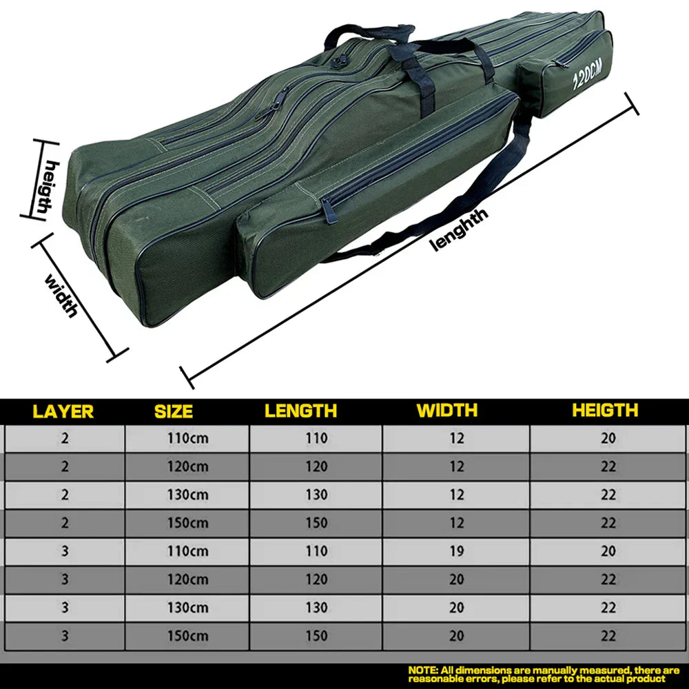 Belly Fishing Bags 2/3 Layer 110120/130/150cm Waterproof Outdoor