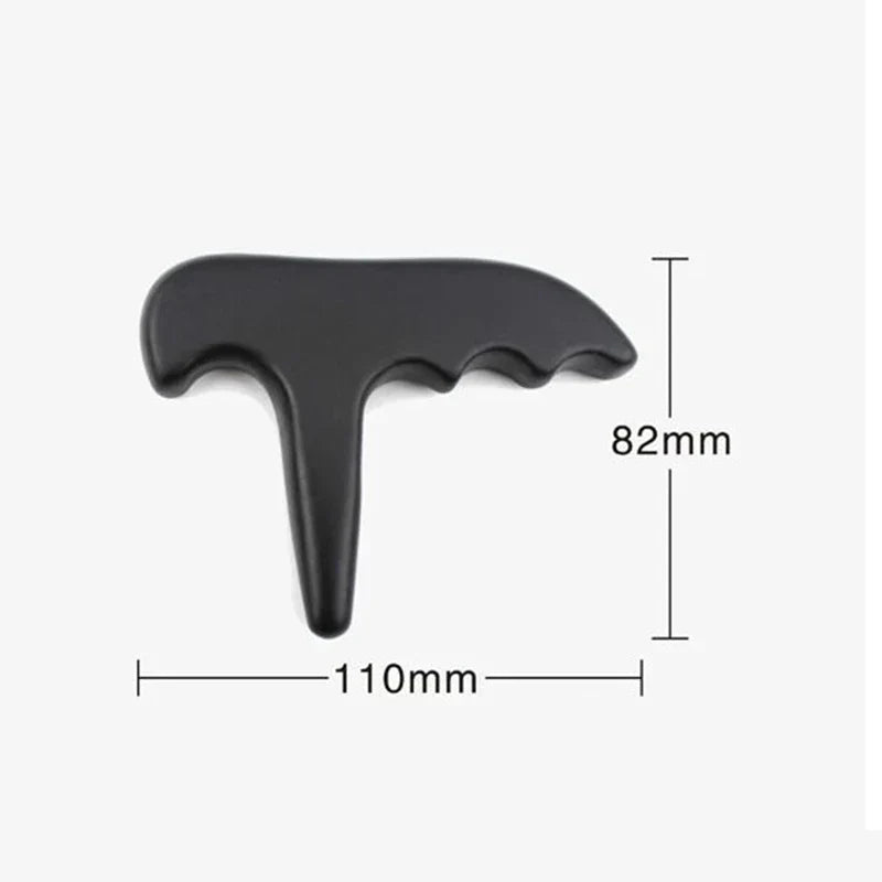 Bian stone Triangle Foot Feet Massager Gua Sha