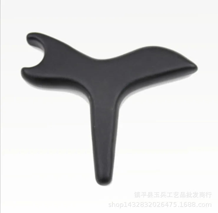 Bian stone Triangle Foot Feet Massager Gua Sha