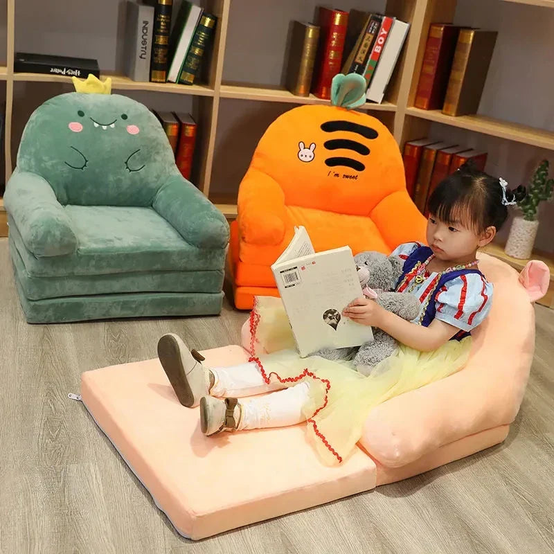 Big Sofas Children Sofa Cute Cartoon Lazy Folding