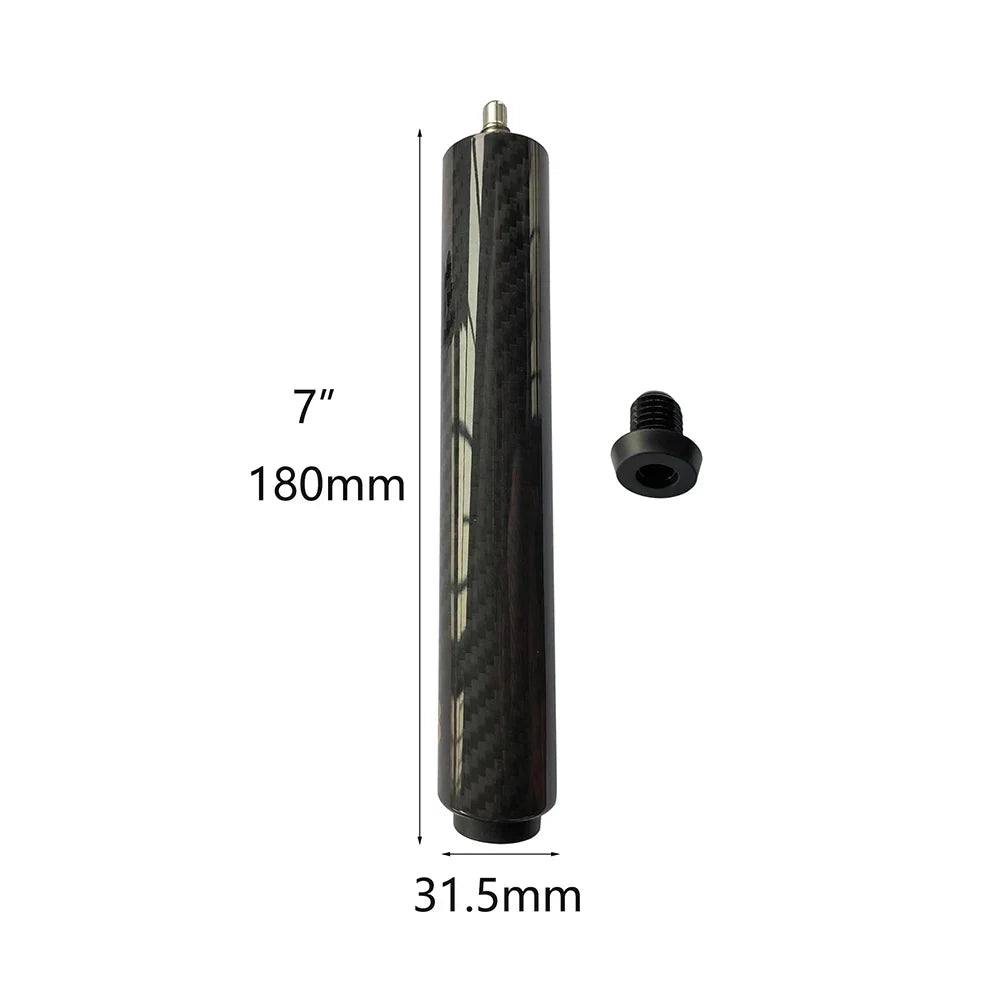 Billiard Extension Carbon Fiber 3K Pattern 7in 2in