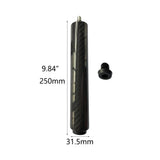 Billiard Extension Carbon Fiber 3K Pattern 7in 2in