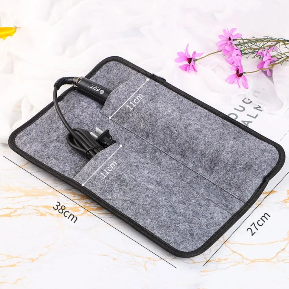 Black Hair Straightener Storage Bag Hair Styling Tool