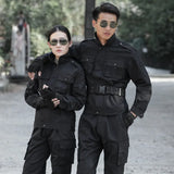 Black Military Uniform Tactical Suit Combat Shirt Uniforms