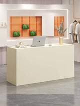 Black Minimalist Reception Desks Nordic Counter Luxury Office