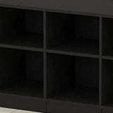 Black Minimalist Reception Desks Nordic Counter Luxury Office