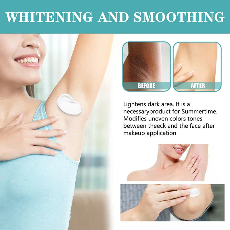 Body Whitening Cream Women Underarm Legs Knee Elbow