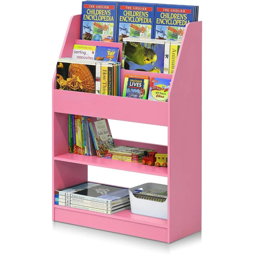 Bookshelf, magazine rack/bookshelf with storage space, suitable