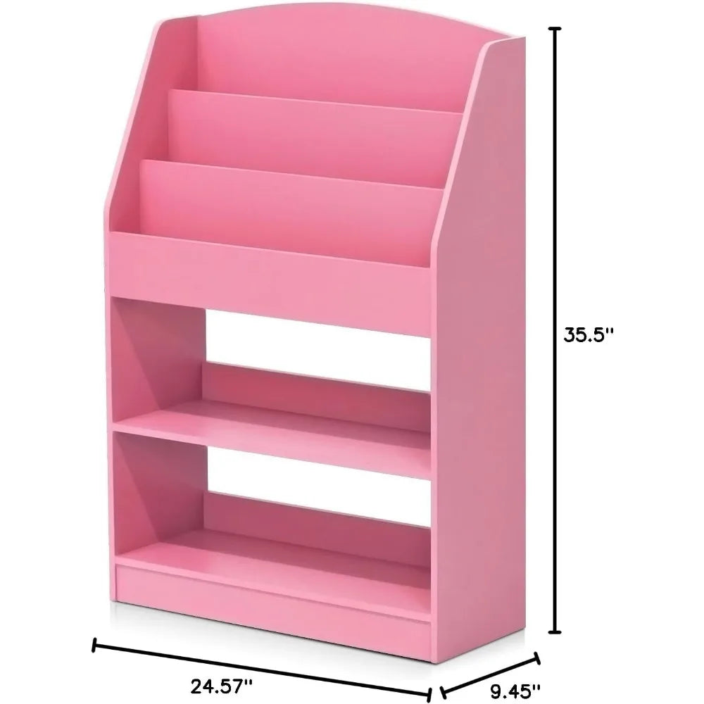 Bookshelf, magazine rack/bookshelf with storage space, suitable