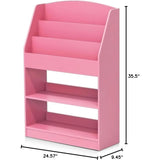 Bookshelf, magazine rack/bookshelf with storage space, suitable
