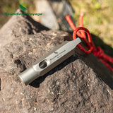 Boundless Voyage Titanium Whistle Emergency Survival Safety Whistles