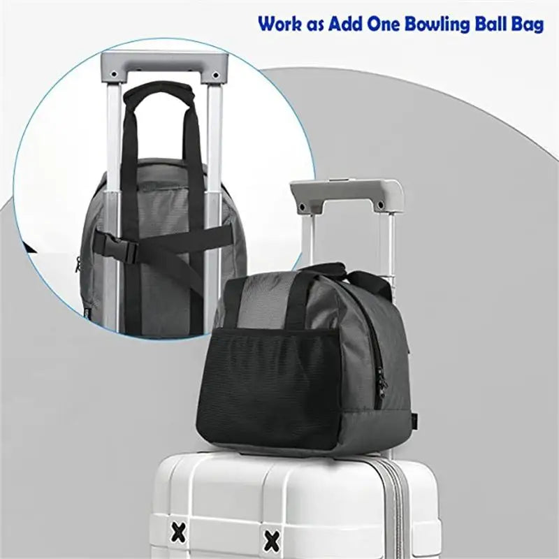 Bowling Bag Portable Bowling Tote Bag With Padded