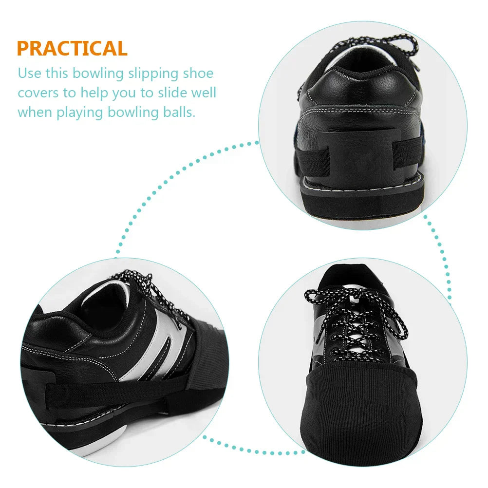 Bowling Shoe Covers Wearresist Slider Supplies Black Womens