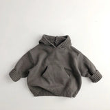 Boys Sweaters Hoodie Knit Pullover Loose Style Girl