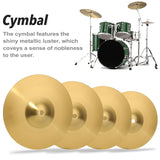 Brass Crash Cymbal Drum Instrument Cymbals Practical Alloy