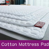 Breathable Antibacterial Cotton Mattress Non-Slip Mat Hotel Thin