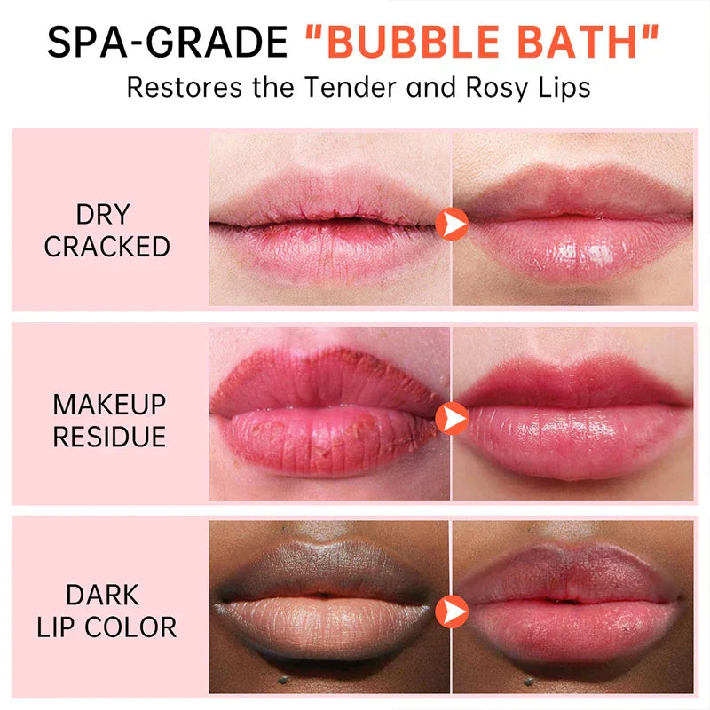 Bubble Lip Balm Lightening Dark Lip Mask Gloss