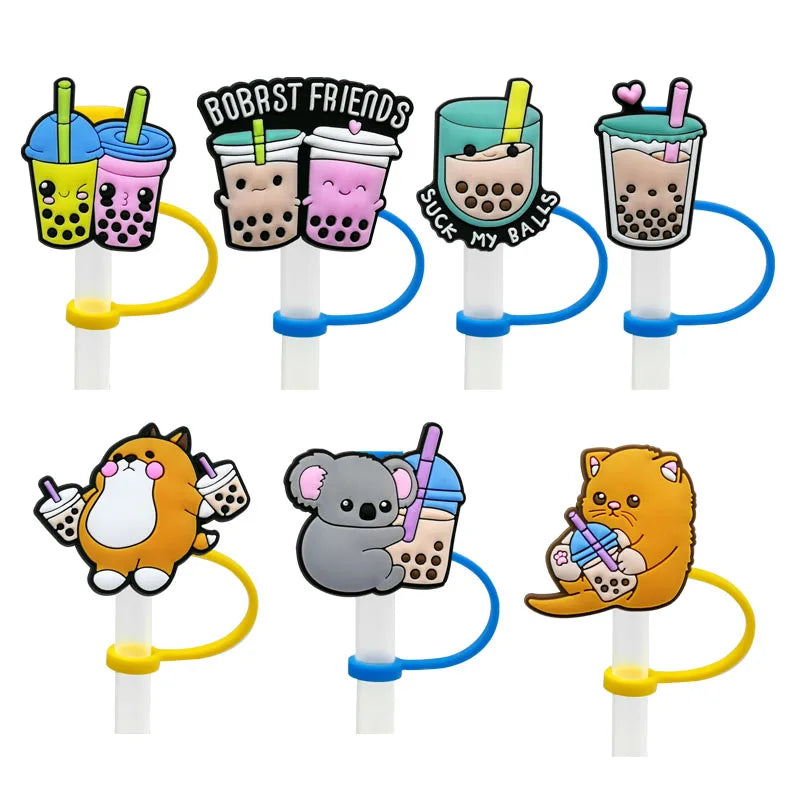 Bulk Sale Popular Drinking Straw Toppers Bad Bunny