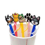Bulk Sale Popular Drinking Straw Toppers Bad Bunny