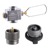 CAMPINGMOON 3In 1 Butane Adapter Extension Hose Split