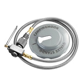 CAMPINGMOON 3In 1 Butane Adapter Extension Hose Split