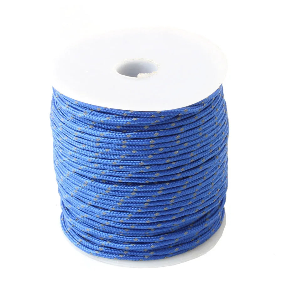 CAMPINGSKY Reflective Paracord 2mm 3 Strand Core Outdoor
