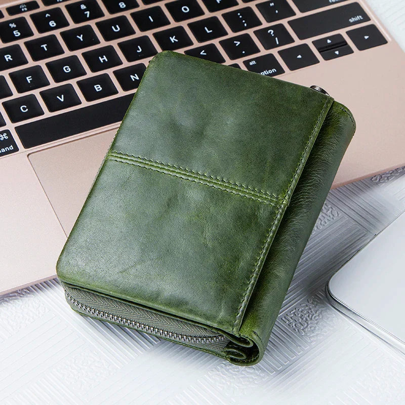 CONTACT'S Wallets for Women Genuine Leather Short Bifold Fashion Women's Purses Card Holders Coin Purse Female Bags Women Wallet