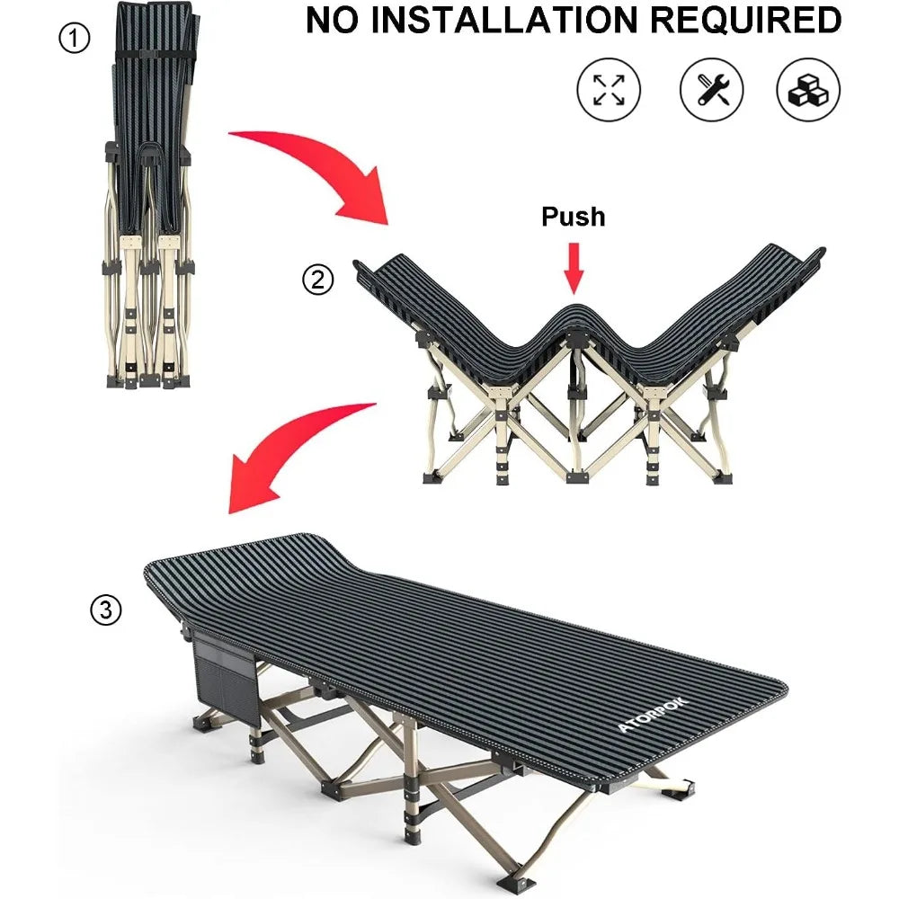 Camping Cot for Adults Comfortable, Tent Folding Cot