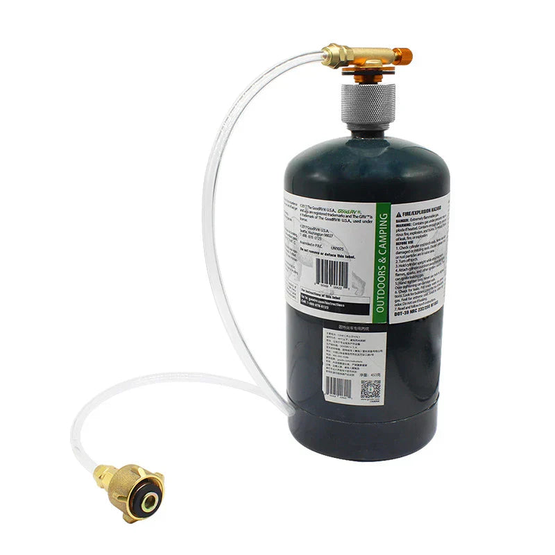 Camping Gas Stove Gas Cylinder Propane Refill Adapter
