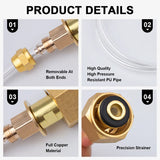 Camping Gas Stove Gas Cylinder Propane Refill Adapter