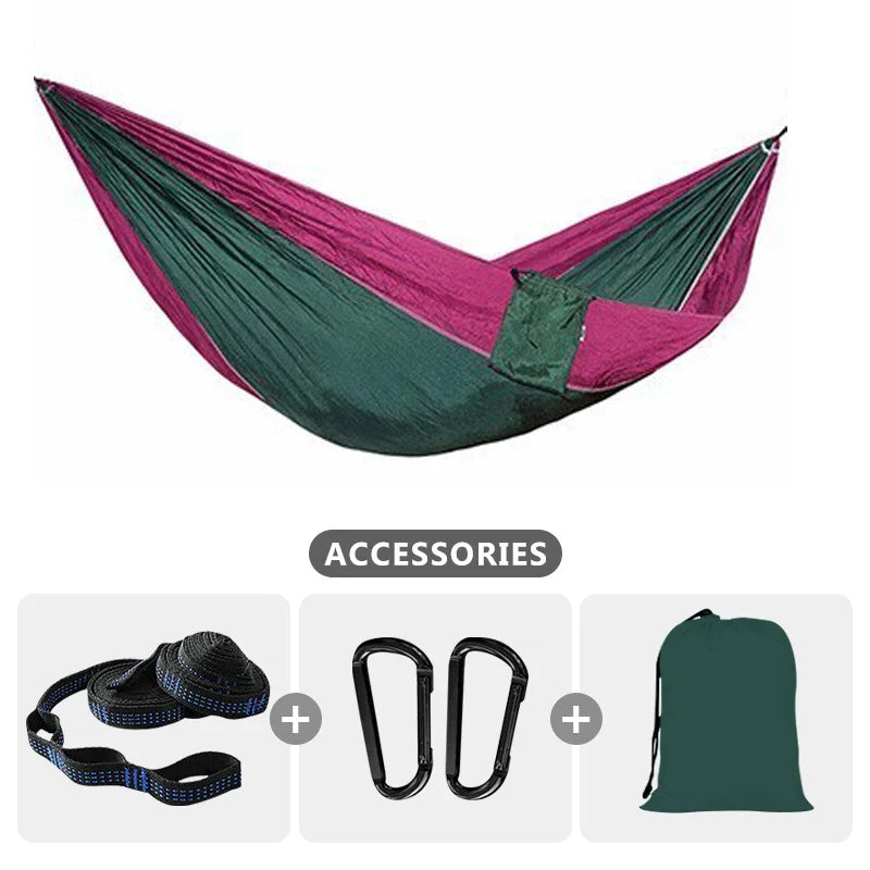 Camping Hammock For Single 220x100cm Outdoor Hunting Survival