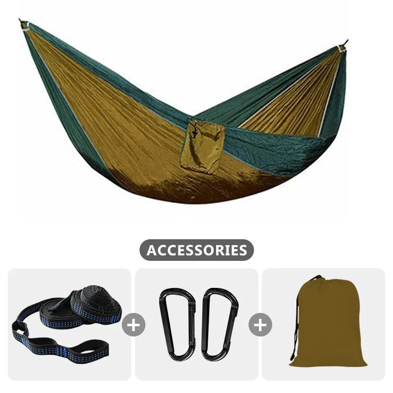 Camping Hammock For Single 220x100cm Outdoor Hunting Survival