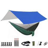 Camping Hammock with Bug Net and Rainfly Tarp,118x118in