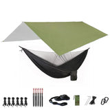 Camping Hammock with Bug Net and Rainfly Tarp,118x118in