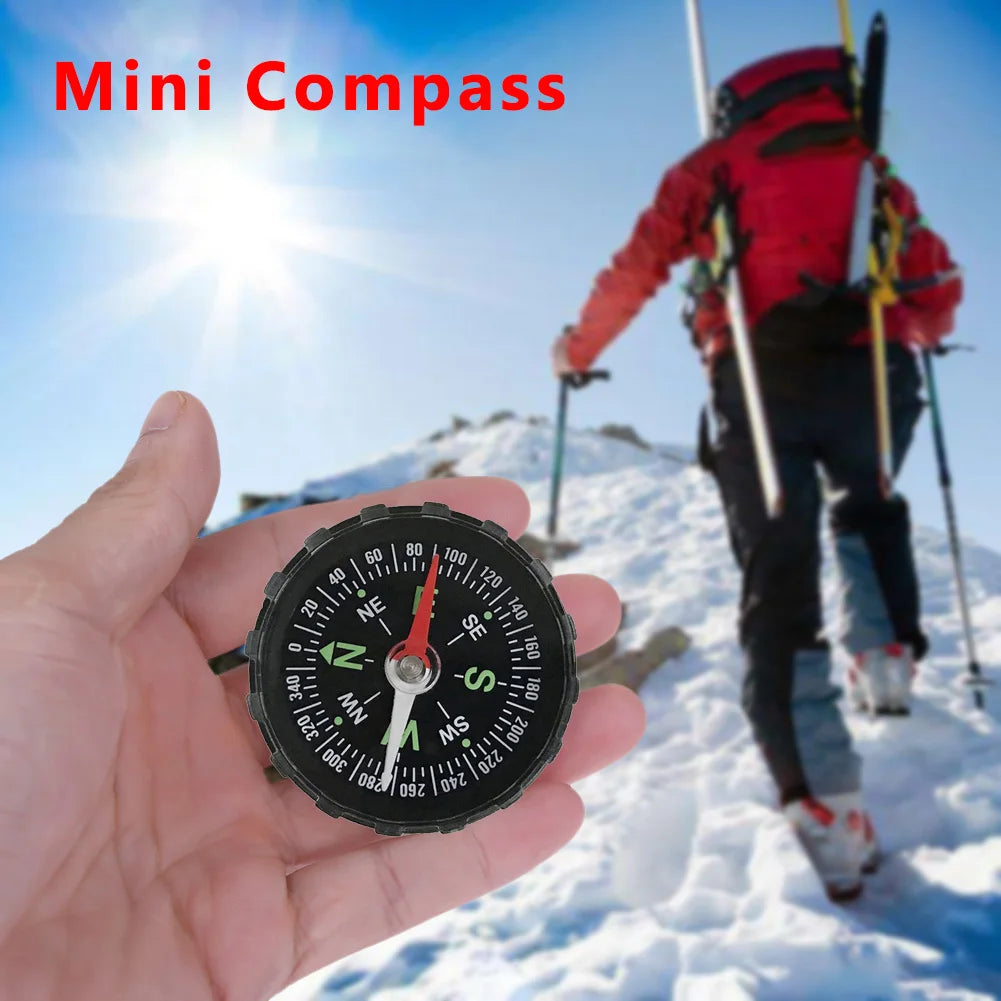 Camping Hiking Compass Portable Mini Precise Compass Practical