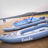 Cando Inflatable Boats Clip Net Fishing Boat Rowing