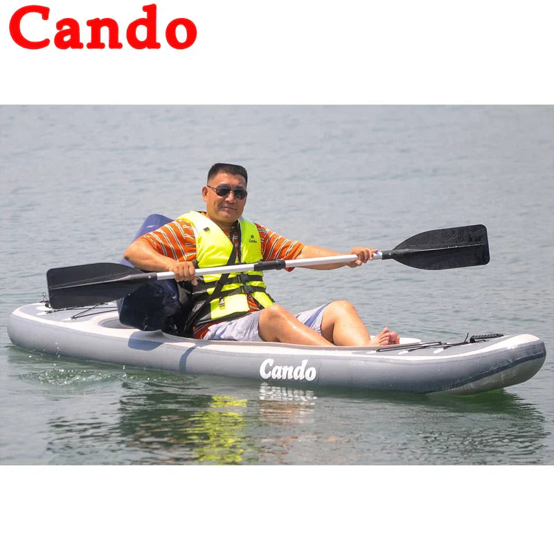 Cando Inflatable Boats Clip Net Fishing Boat Rowing