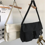 Canvas Diagonal Cross Bag Youth Casual Shoulder Bag