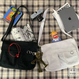 Canvas Diagonal Cross Bag Youth Casual Shoulder Bag