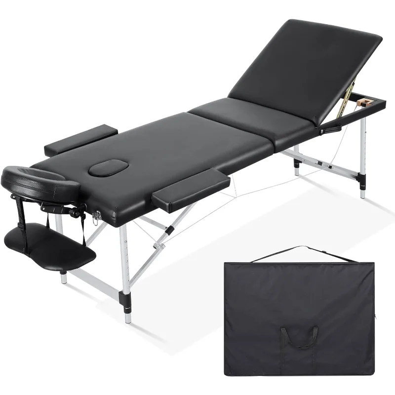 Careboda Portable Massage Table 3 Fold 23.6" Wide,