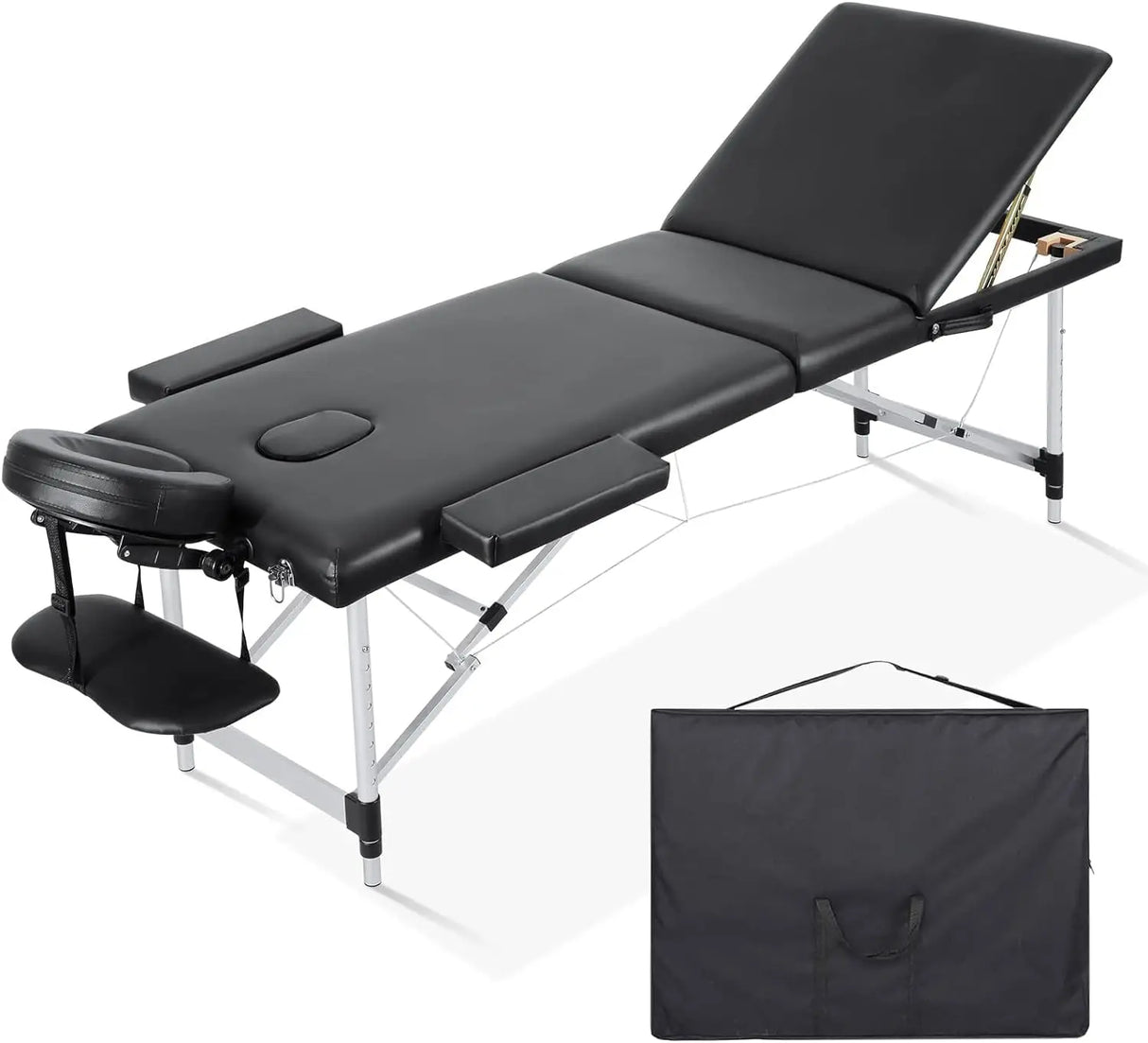 Careboda Portable Massage Table 3 Fold 23.6" Wide,