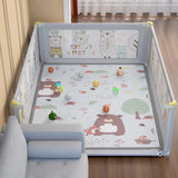 Cartoon Playpen Children Liftable Baby Guardrail Bed Fence