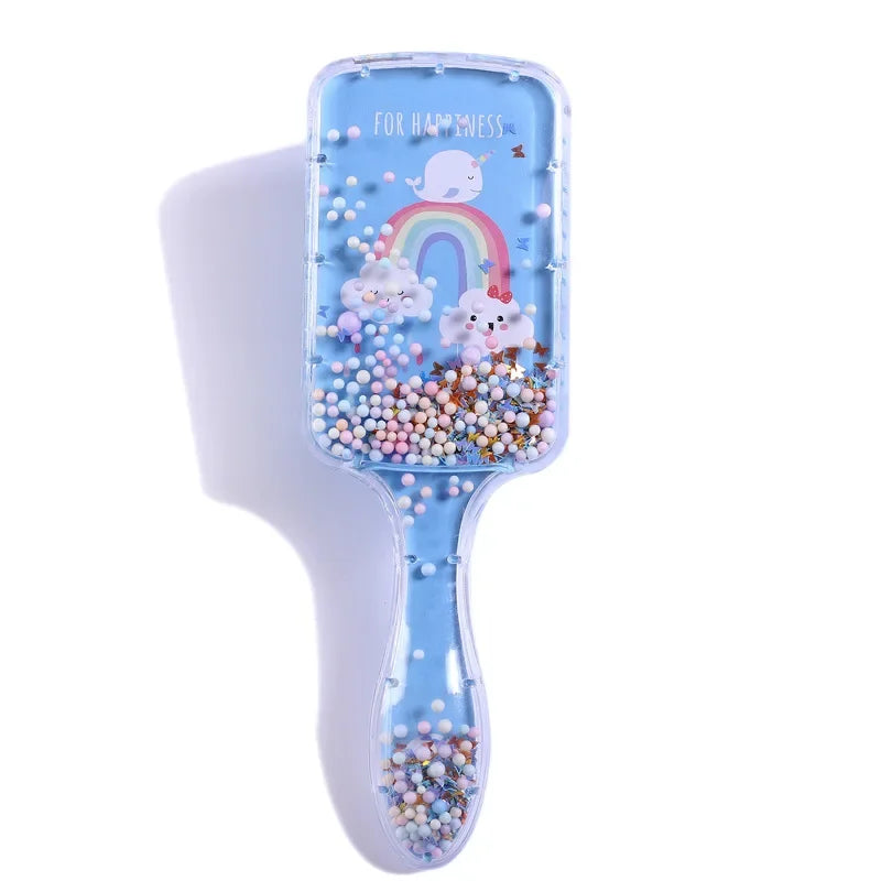 Cartoon Rainbow Panda Hair Brush Air Cushion Comb